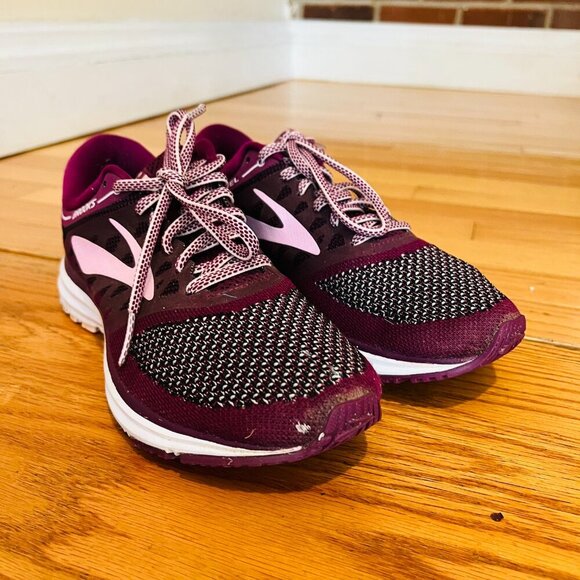 Brooks Womens Plum Pink Purple Revel Running Shoe 1202491B598 Sz 8 US - Picture 8 of 16